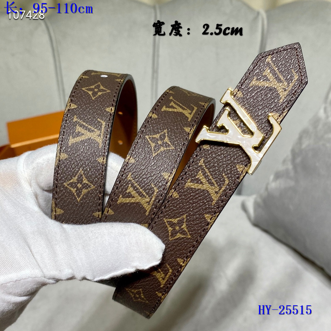 LV Belts 2.5 cm Width 021